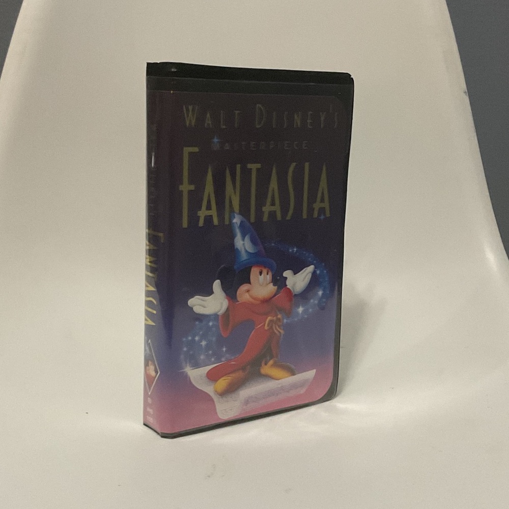 Disney Fantasia VHS with Mickey in Red and Blue